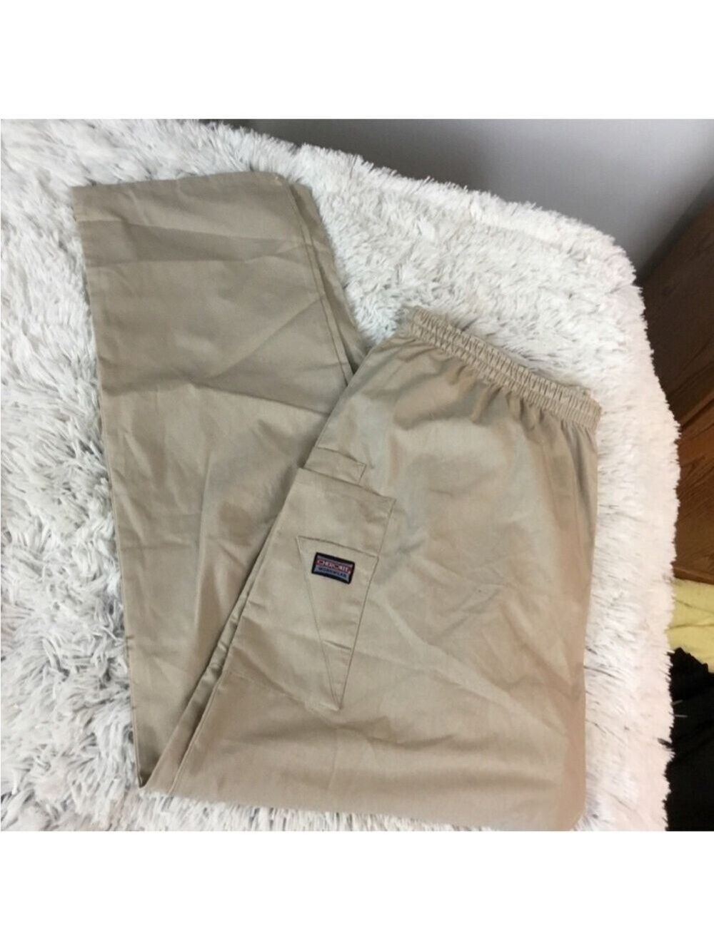 Cherokee Workwear traditional classic fit Womans size XLTALL khaki
